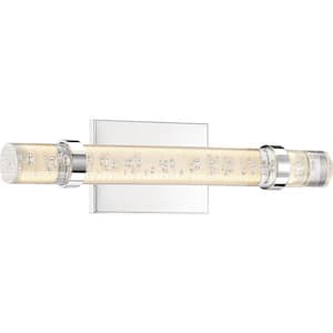 Bracer 18 in. Polished Chrome Integrated LED Vanity Light