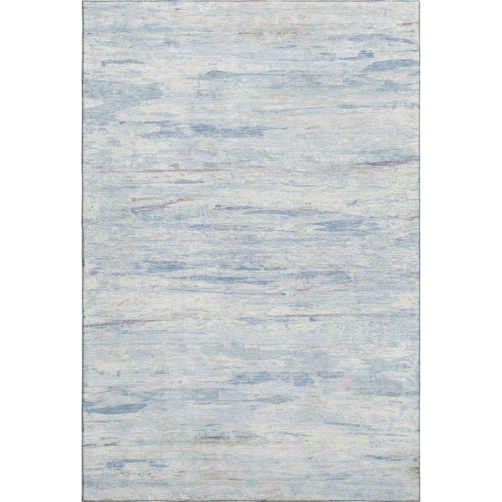 Mayfield Premium Machine Washable Abstract AMF1985 Sky 5 ft. x 7 ft. 6 in. Area Rug price history on PriceWatchPro