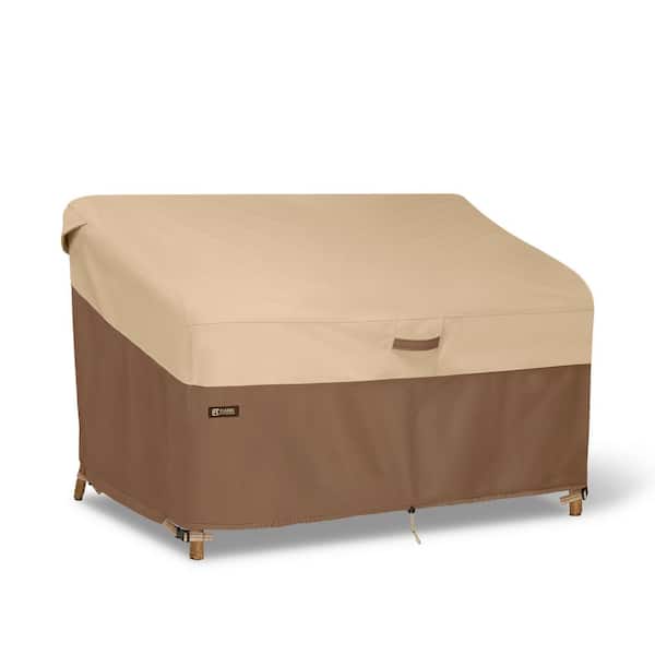 Classic Accessories Veranda's Best 76 in. x 33 in. x 32 in. Earth Patio Sofa/Loveseat Cover