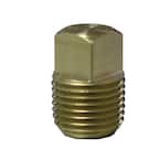 Everbilt 1/8 in. MIP Brass Plug Fitting-802299 - The Home Depot