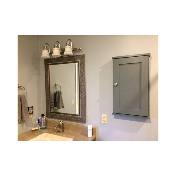 Allier 15-1/4 in. W x 32 in. H x 10 in. D Bathroom Linen Storage Cabinet in Gray Oak