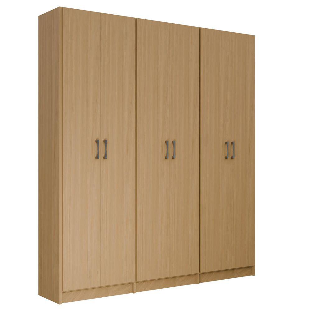 Alto Collection 54 in. W Oak Wall Mounted 3-Shelf Towers with Full Doors Wood Closet System price history on PriceWatchPro