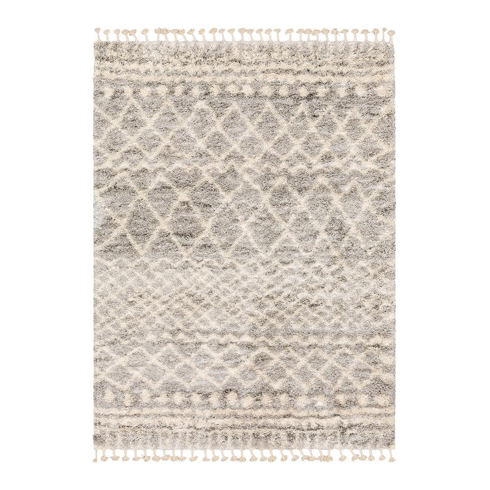 Caspian 8 ft. x 10 ft. Gray Moroccan Area Rug price history on PriceWatchPro