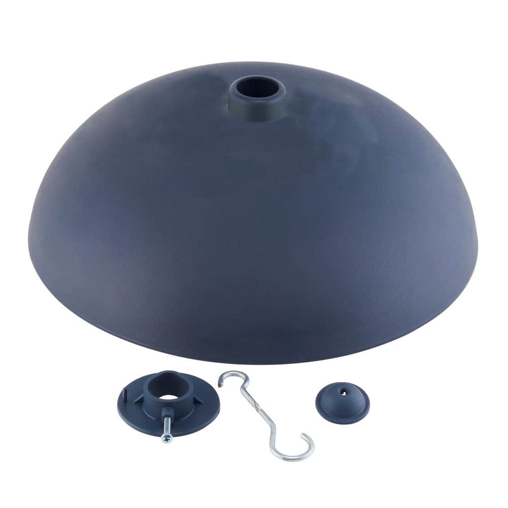 North States Two-Way Squirrel Baffle: Protects Bird Feeders  Hang or Pole Mount (pole sold separately). Adjustable to Fit Poles .5  to 1.25 . Large Resin Baffle (15.75 diameter  Gray)