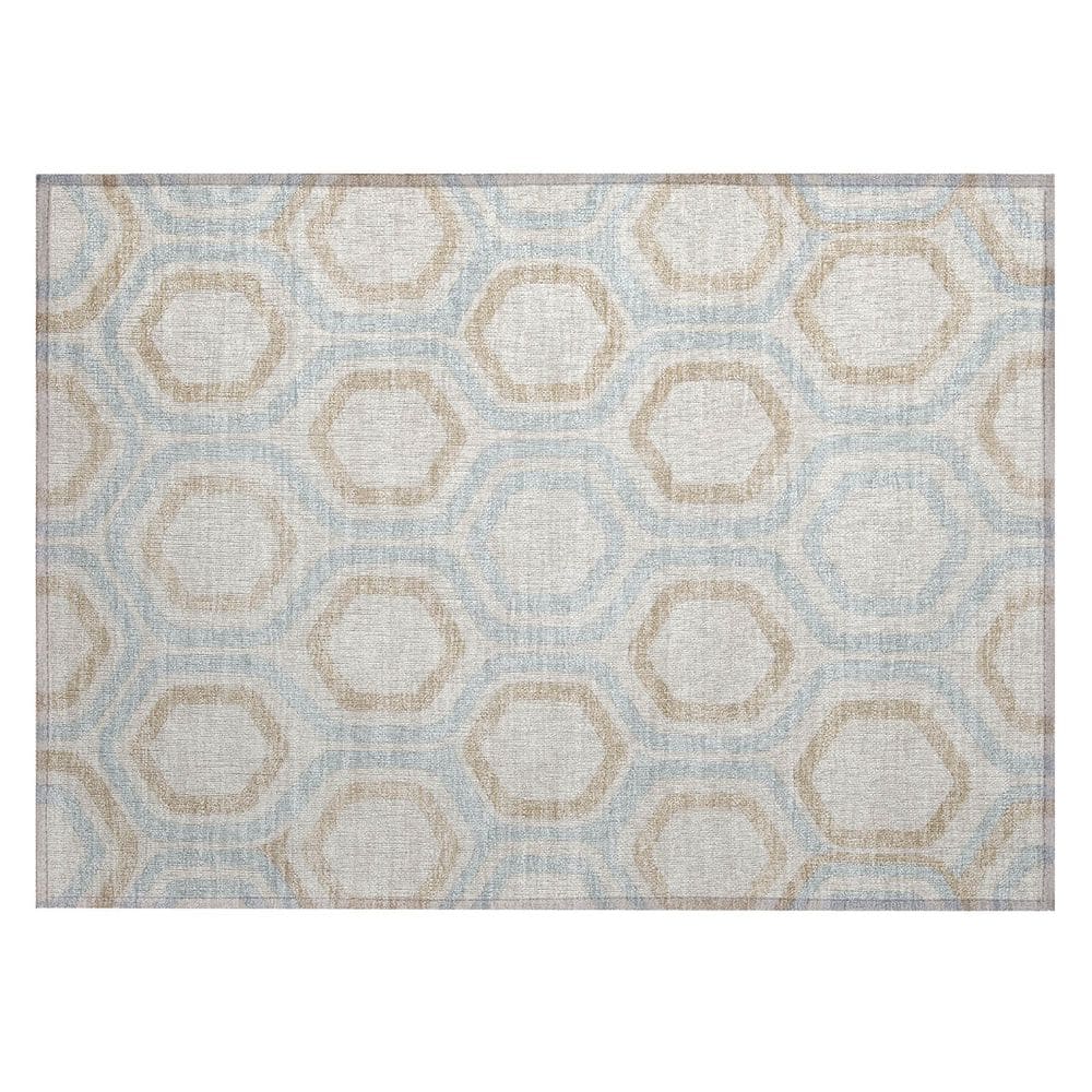 Chantille Machine Washable Indoor/Outdoor Abstract ACN2956 Ivory 2 ft. x 3 ft. Accent Rug price history on PriceWatchPro