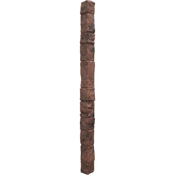 Ekena Millwork 3 in. x 48 in. Universal Outside Corner for StoneWall Faux Stone Siding Panels
