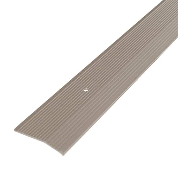 2"X 72" PEWTER ALUMINUM CARPET TRIM W/SCREW NAILS