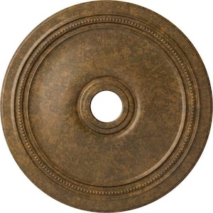 1-1/4 in. x 24 in. x 24 in. Polyurethane Diane Ceiling Medallion, Rubbed Bronze
