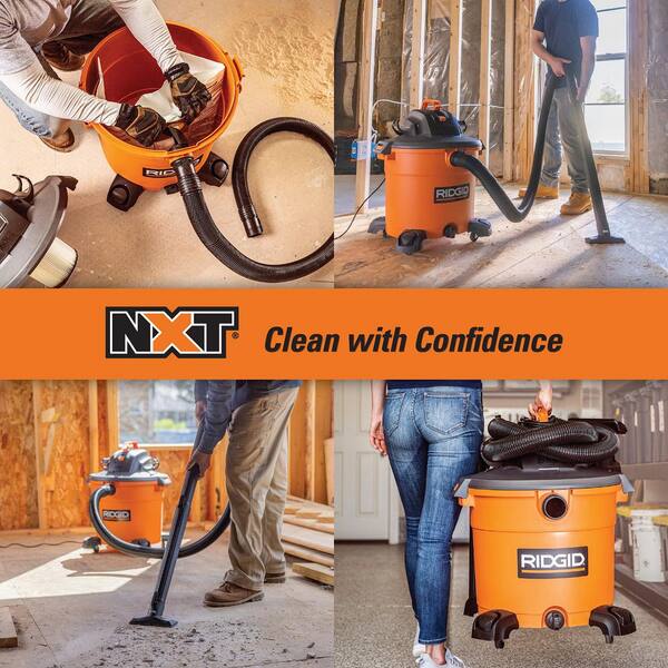 16 Gal. 5.0 Peak HP NXT Shop Vacuum Wet Dry Vac with Filter, Diffuser, Accessories and Car Cleaning Kit HD1640D