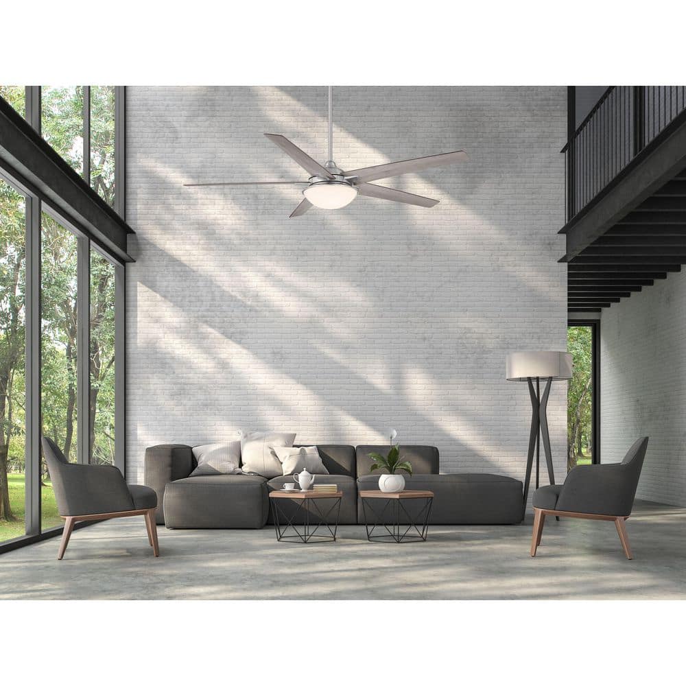 Belvoy 70 in. Indoor Brushed Nickel DC Motor Ceiling Fan with Adjustable White Integrated LED with Remote Included price history on PriceWatchPro