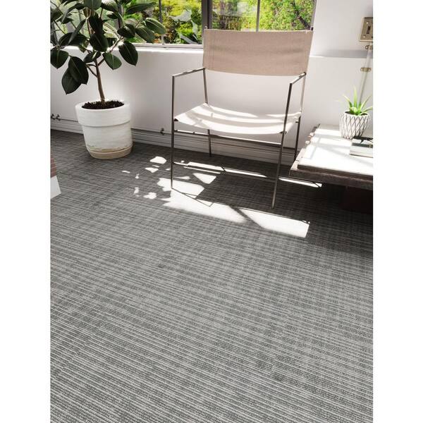 Croy - Watson - Gray Commercial/Residential 24 x 24 in. Glue-Down Carpet Tile Square (72 sq. ft.)