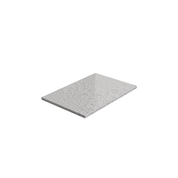 NewAge Products 3 ft. Solid Surface Countertop in White Pearl Granite