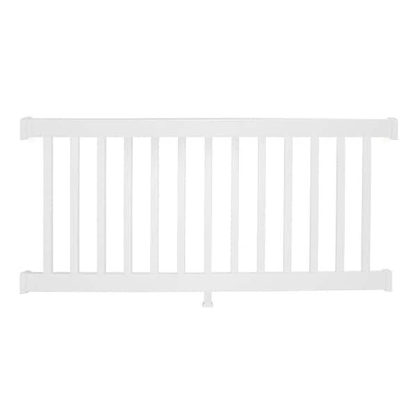 Walton 3 ft. H x 8 ft. W White Vinyl Railing Kit