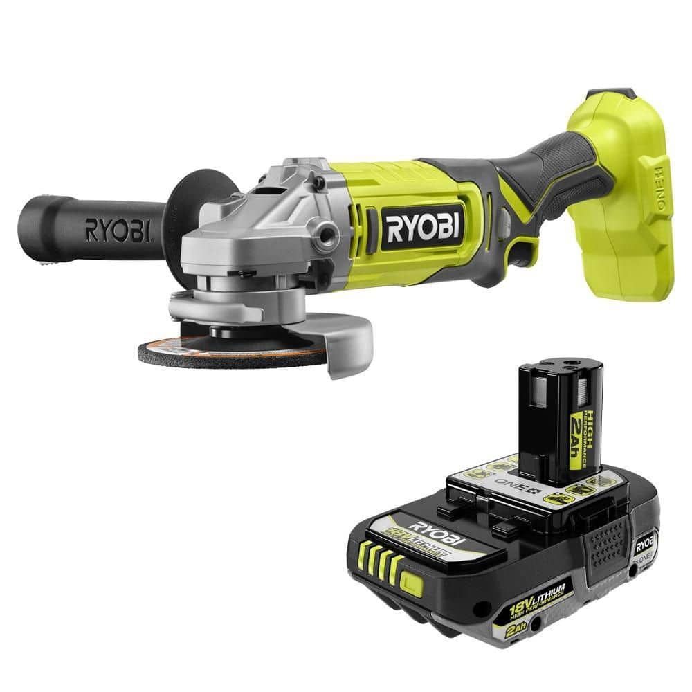 ONE+ 18V Cordless 4-1/2 in. Angle Grinder with ONE+ 18V 2.0 Ah Lithium-Ion HIGH PERFORMANCE Battery price history on PriceWatchPro