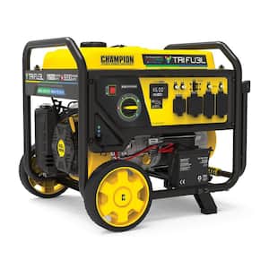 11,500/9200-Watt Electric Start Tri Fuel Portable Generator w/ Free 3-Year Warranty for Home Backup and Storm Prep