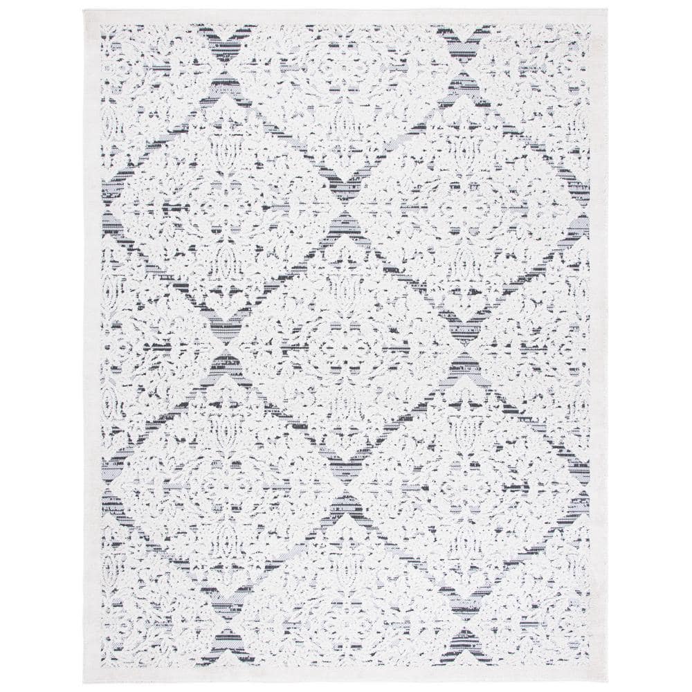 Cabana Ivory/Gray 8 ft. x 10 ft. Diamond Medallion Indoor/Outdoor Patio  Area Rug price history on PriceWatchPro