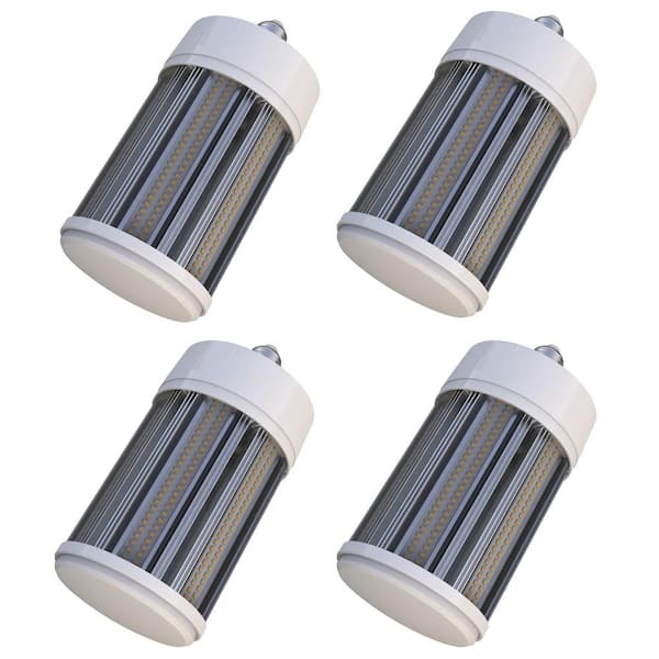 800-Watt Equivalent 15000 Lumens E26/E39 (Standard) LED Cob Light Bulb Daylight (5000K) (4-Pack)