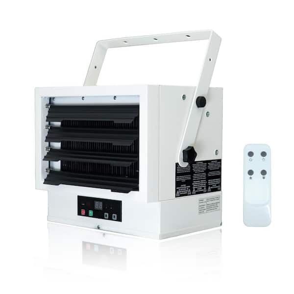 16 in. Wall Mount Electric Fireplaces with Remote in White, 7500W