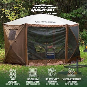 Quick Set Escape Portable Outdoor Gazebo Canopy with Wind Panels (6-Pack)