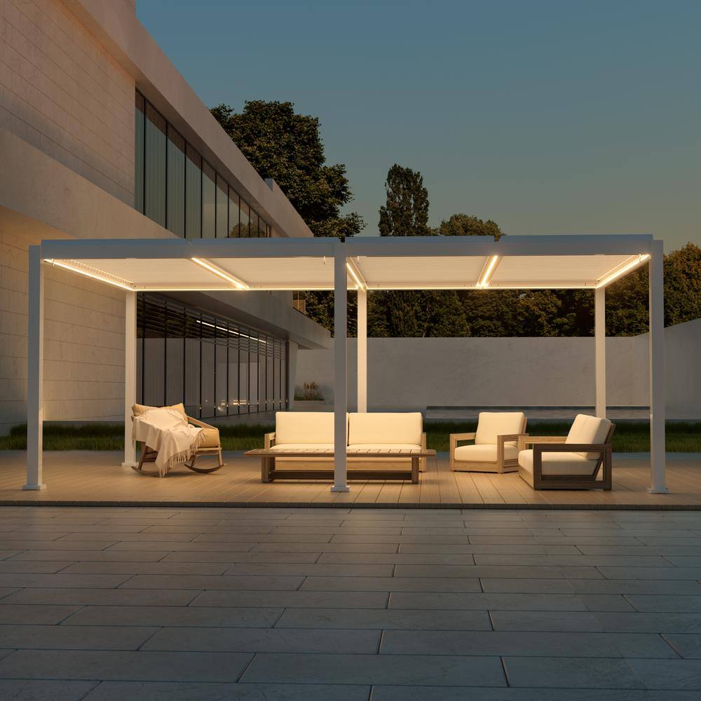 Reviews for Sonkuki 12 ft. x 20 ft. Aluminum Freestanding Patio Pergola