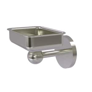 Skyline Collection Wall Mounted Soap Dish in Satin Nickel