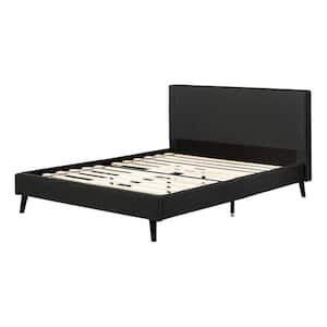 Gravity Charcoal Gray Queen Bed