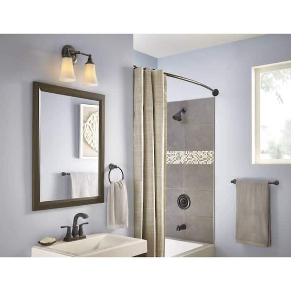 Banbury 24 in. Towel Bar in Mediterranean Bronze (2-Pack)