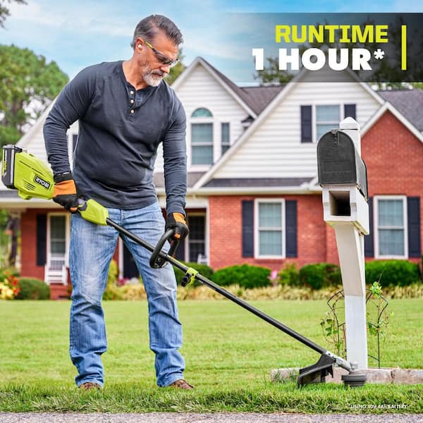 RYOBI 40V 15 in. Expand-It Cordless Battery Attachment Capable