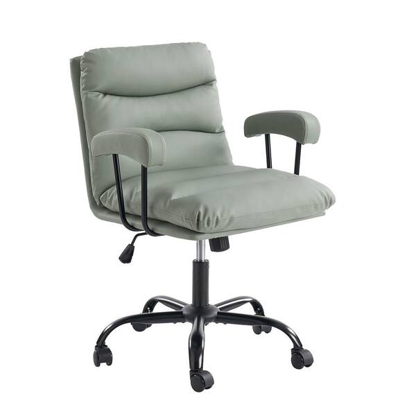 JAYDEN CREATION Augustus Modern Faux Leather Ergonomic