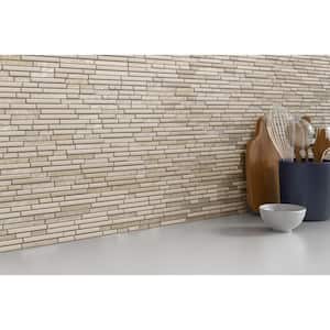 Lucente Servolo Gloss/Matte Mix 12.05 in. x 12.05 in. x 8mm Glass Mesh-Mounted Mosaic Tile (1.07 sq. ft.)