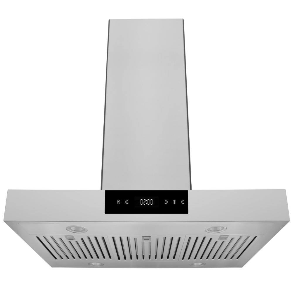 36 in. 400 CFM Ducted Island Range Hood in Stainless Steel with Dual Controls & Auto Shut-Off price history on PriceWatchPro