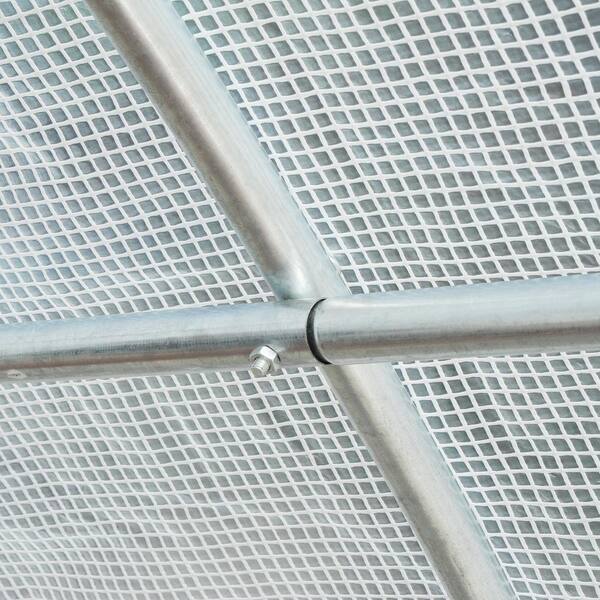 kaze to mori × TARP to TARP Outsunny 236.25 in. x 118 in. x 78.75 in. White Replacement