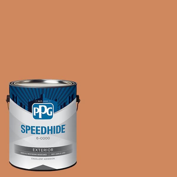 SPEEDHIDE 1 gal. PPG1200-5 Georgian Leather Flat Exterior Paint