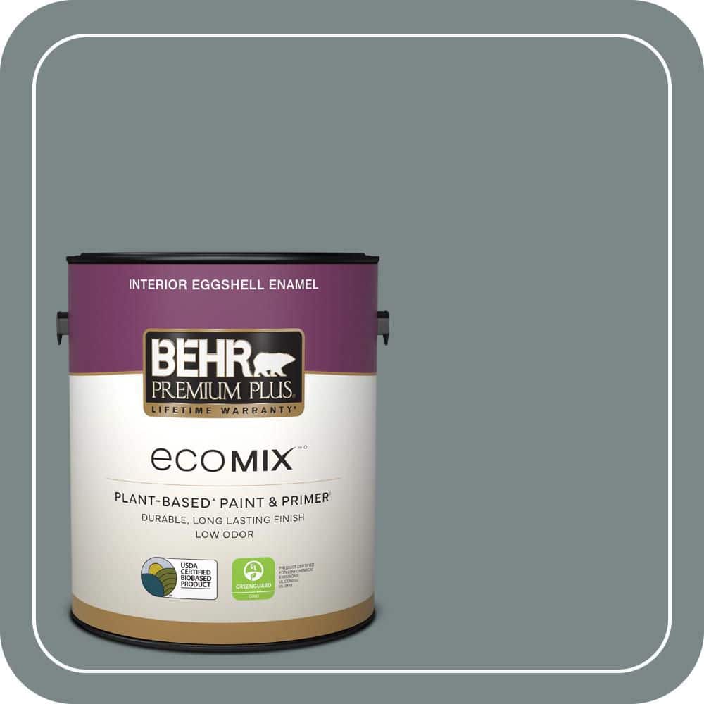 1 gal. #730F-5 Nature Retreat Eggshell Enamel EcoMix Plant-Based Interior Paint & Primer price history on PriceWatchPro
