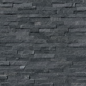 Coal Canyon Ledger Panel 6 in. x 24 in. Natural Quartzite Wall Tile (6 sq. ft./case)