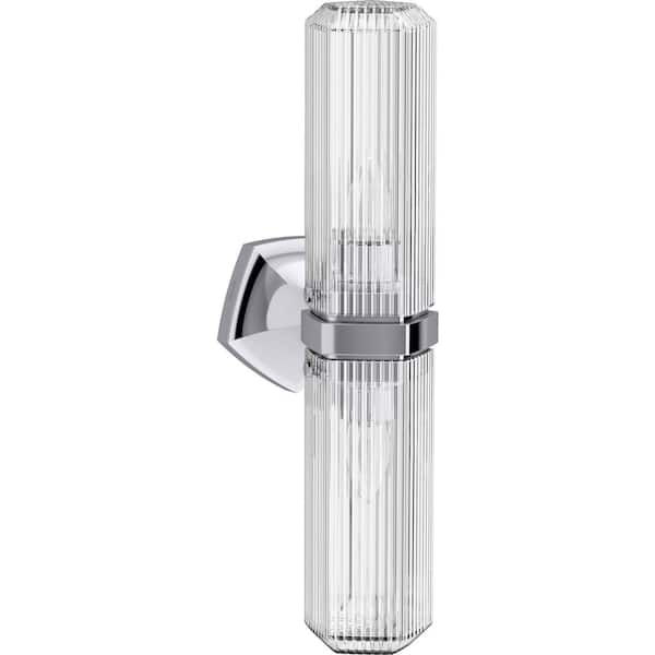 Occasion 2-Light Polished Chrome Wall Sconce