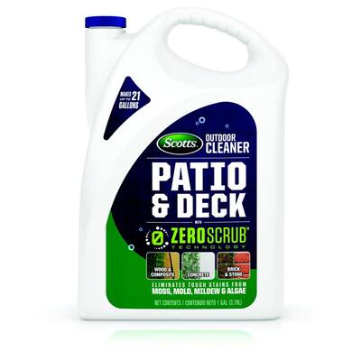 1 Gal. Outdoor Cleaner Patio and Deck with ZeroScrub Technology Concentrate
