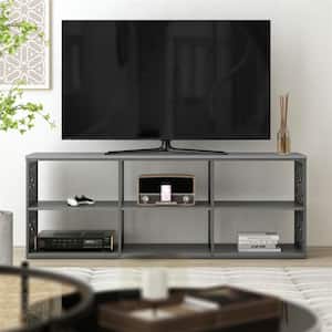 Candence 63.0 in. Concrete Cool Gray TV Stand Fits TV's up to 65 in.