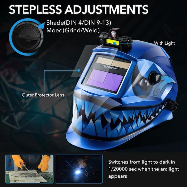 Electronic Welding Helmet DIN 11