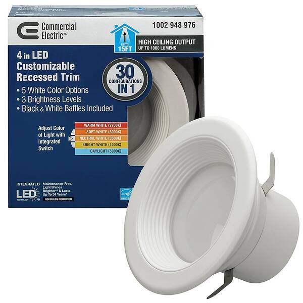 Integrated Led Recessed Trim Downlight, Dimmable Led Recessed Lighting Reviews