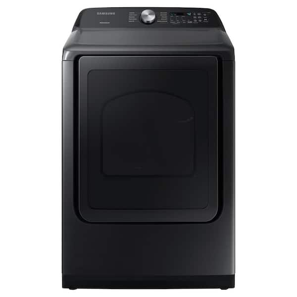 Samsung 7.4 cu.ft. vented Gas Dryer with Sensor Dry in Brushed Black