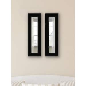 Medium Rectangle Black Modern Mirror (39.5 in. H x 15.5 in. W)
