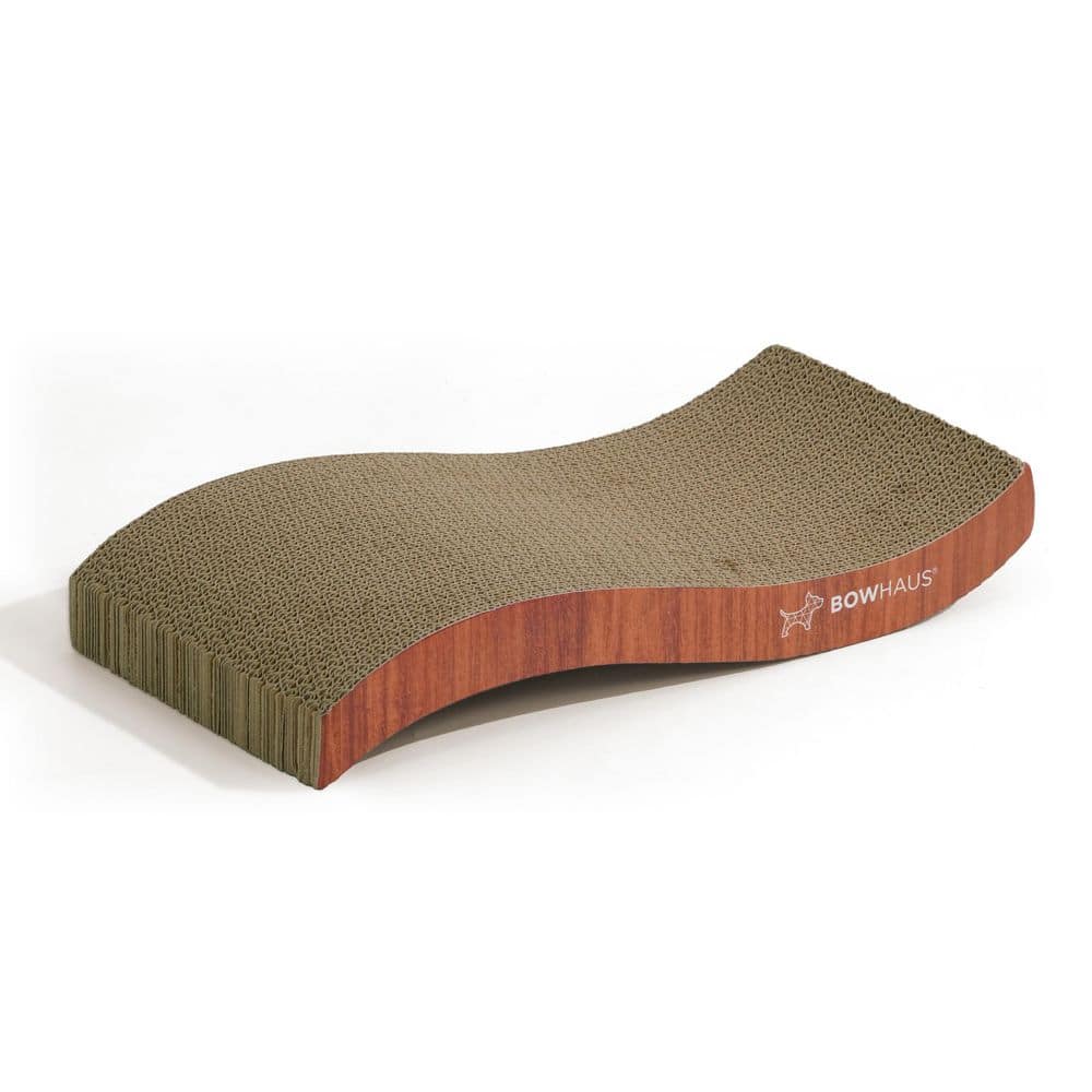 Reversible Curved Cat Scratcher Lounger, Scratch Pad for Indoor Cats, Brown price history on PriceWatchPro
