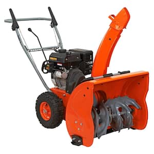 24 in. 212cc Two-stage Self-propelled Gas Snow Blower with Push-button Electric Start