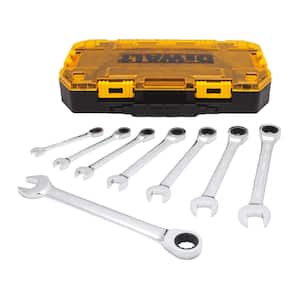Ratcheting SAE Combination Wrench Set (8-Piece)