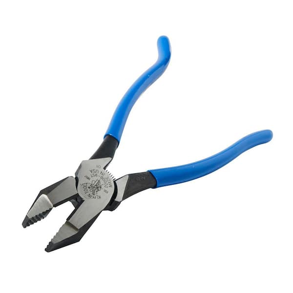 Klein Tools 9 in. High Leverage Ironworker's Pliers for Heavy Duty Cutting  D2000-9ST - The Home Depot