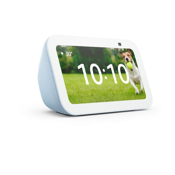 All-new Echo Show 5 (3rd Gen 2023 Release)  Smart Display and Alarm Clock  with Clearer Sound - Cloud blue - WAUtech Shop