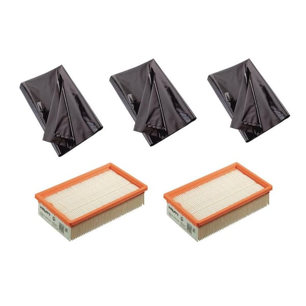 Standard Dry Maintenance Pack for VC 300-17 Vacuum with 2 Standard Filters and 30 Plastic Bags (32-Pieces)