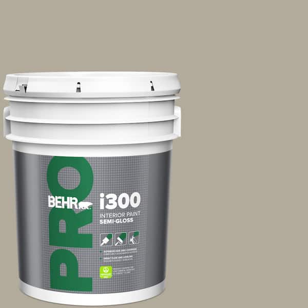 BEHR PRO 5 gal. #ECC-47-1 Mountain Shade Semi-Gloss Interior Paint