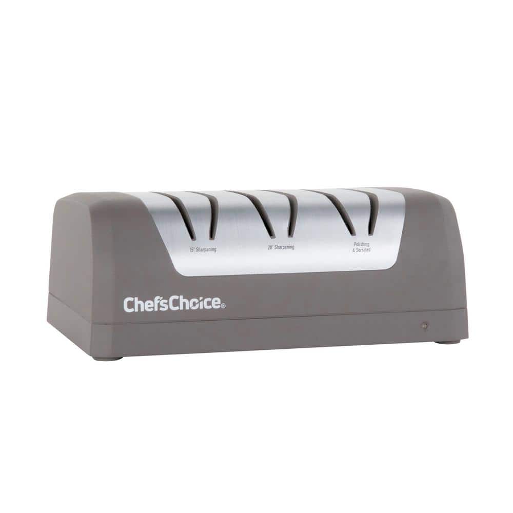 Chef'sChoice Rechargeable 2 Stage Angle Select Diamond Electric Knife  Sharpener, in Slate Gray SHC52BGY11 - The Home Depot